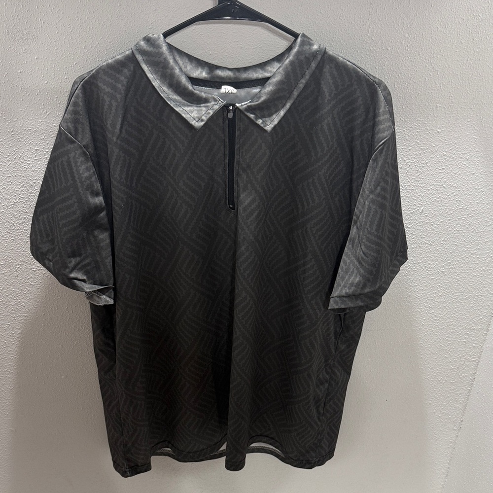 Men's Gray Patterned Shirt